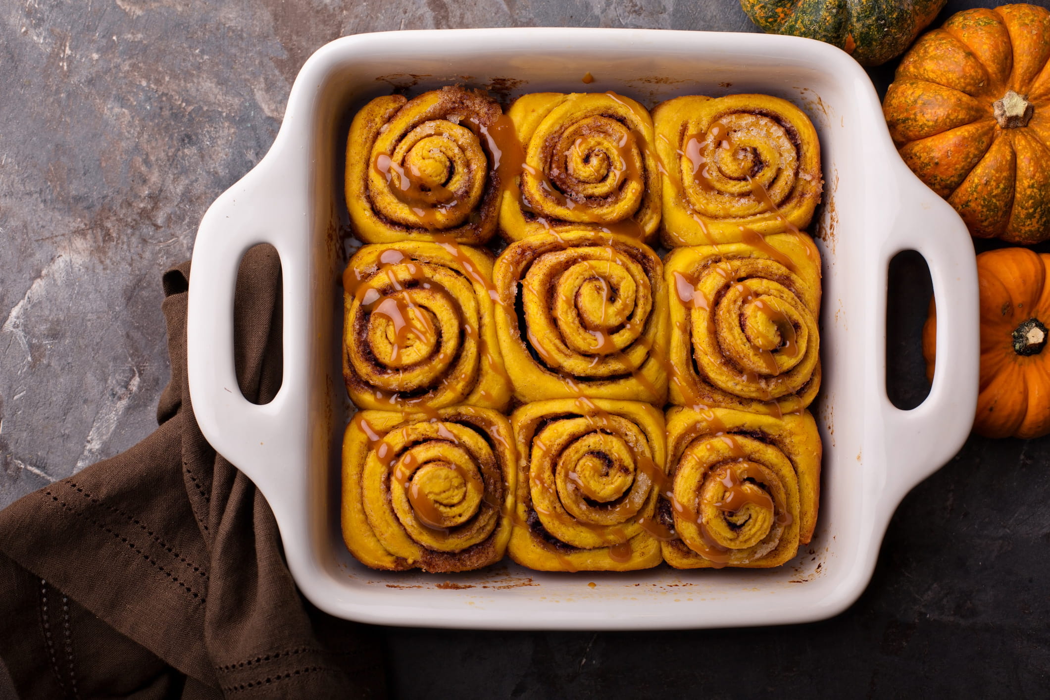 Pumpkin Spiced Cinnamon Rolls